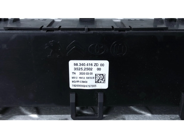 Блок управления климат-контролем 98340416ZD Citroen Berlingo