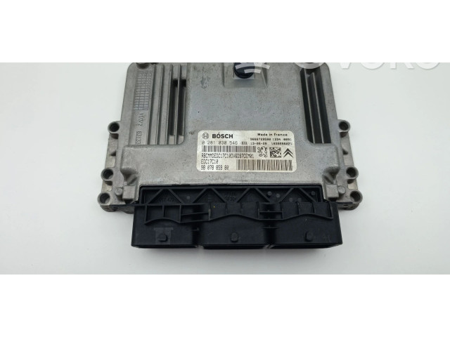 Блок управления двигателя 0281030546, 9807885980 Citroen Berlingo