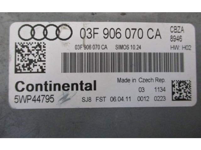 Блок управления двигателя 03F906070CA, 5WP44795 Audi A1
