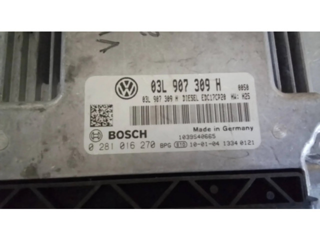 Řídící jednotka 03L907309H, 03L907309N Volkswagen Multivan T5 2010