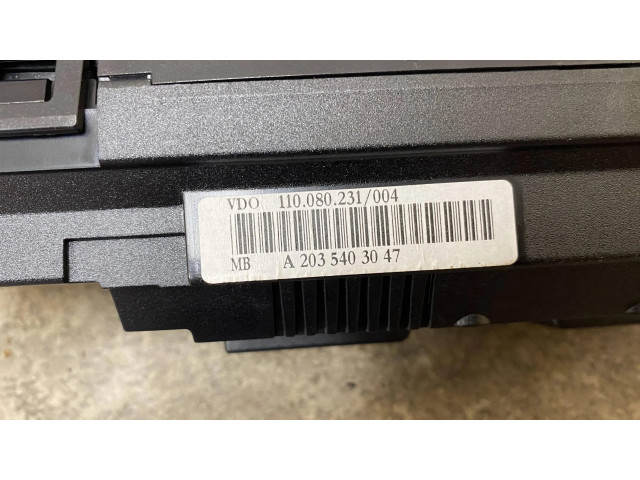 Панель приборов A2035403047, 110080231004   Mercedes-Benz C W203       