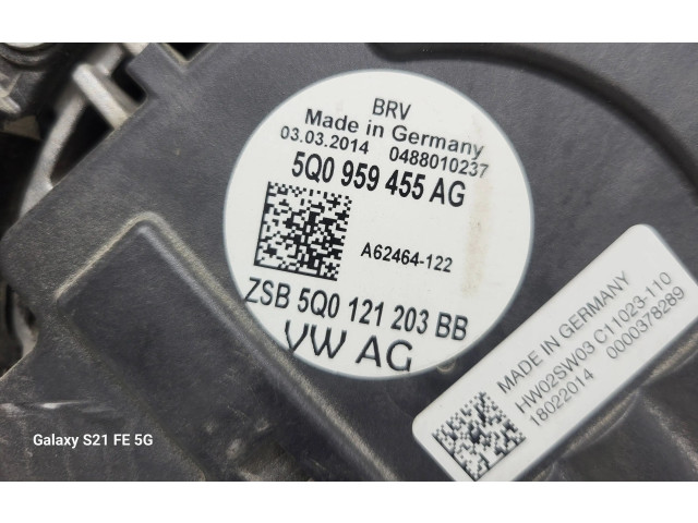 Вентилятор радиатора     5Q0959455AG, 5Q0121205C    Volkswagen Golf VII 