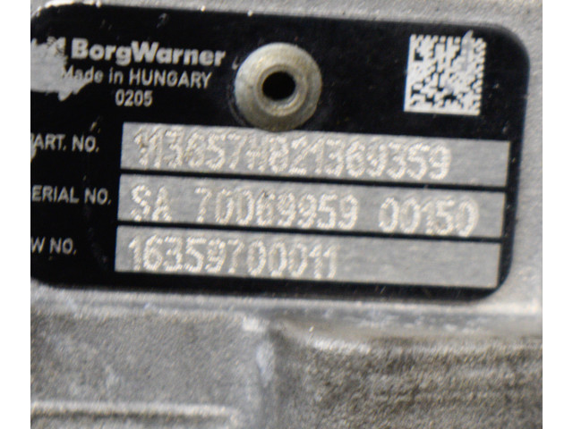 Турбина Nissan Qashqai 16411014770, H821369359 для двигателя K9K 636