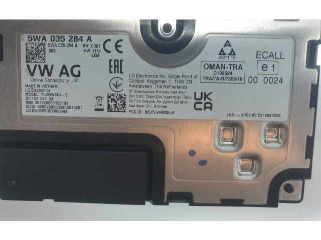 Блок управления 5WA035284A, 5WA035284C Skoda Octavia Mk4