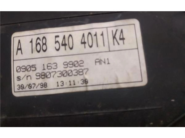 Přístrojová deska Mercedes-Benz A W168 2001 A1685404011, A1685404011