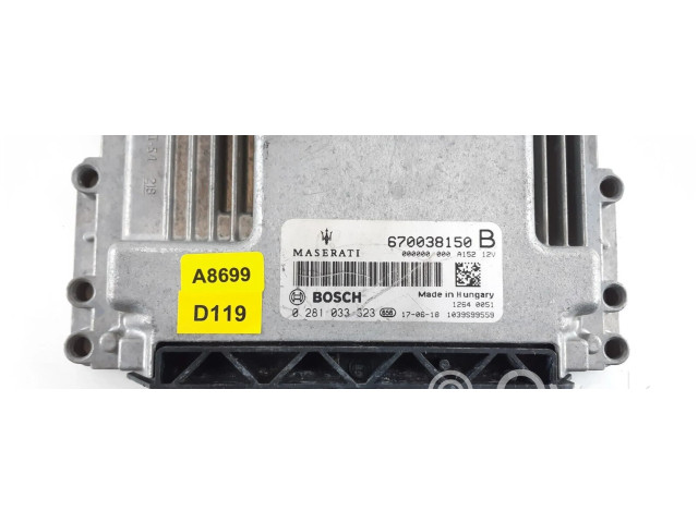 Řídící jednotka 670038150B, 0281033323 Maserati Quattroporte 2016