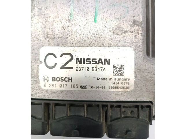 Řídící jednotka 23710BB47A, 0281017185 Nissan Qashqai+2 2011