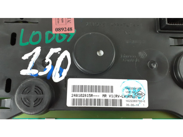 Панель приборов 248102815R, 0002564156   Dacia Lodgy       