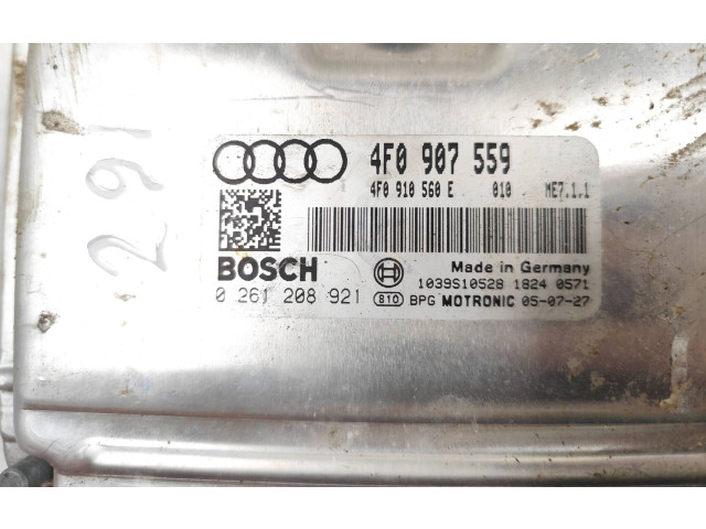 Комплект блоков управления 4F0907559, 4F0910560E   Audi A6 S6 C6 4F