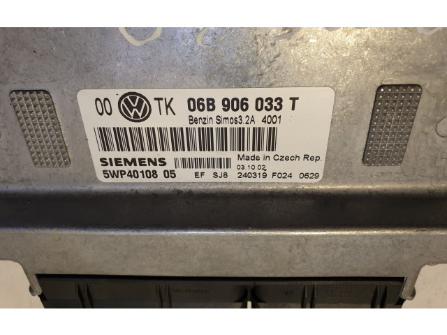 Řídící jednotka 06B906033T, 5WP4010805 Volkswagen PASSAT B5 1998