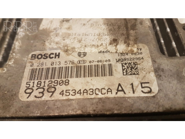 Блок управления двигателя 0281013576 Alfa Romeo 159