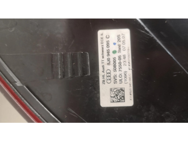 Задний фонарь левый сзади 8J0945095C    Audi TT TTS Mk2   2006-2014 года