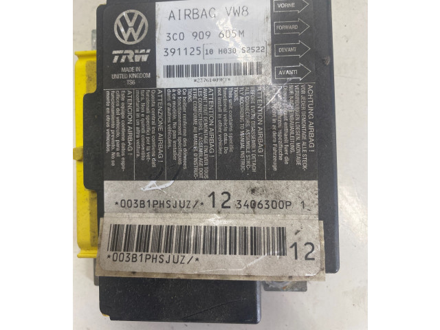 Блок подушек безопасности 3C0909605M, 391125   Volkswagen PASSAT B6