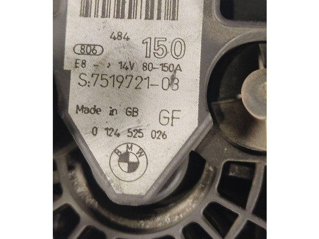 Генератор 7519721, 14V80150A BMW X3 E83