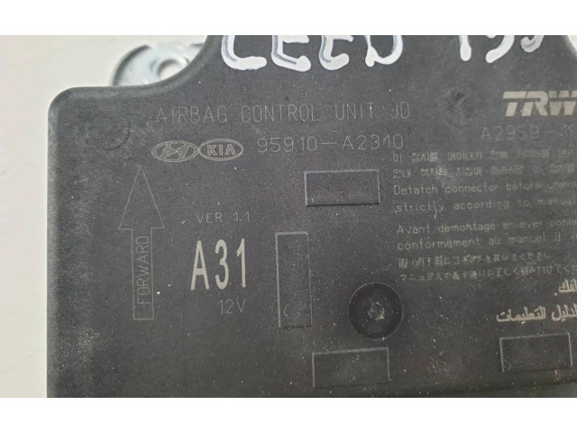 Блок подушек безопасности 95910A2310 KIA Pro Cee'd II