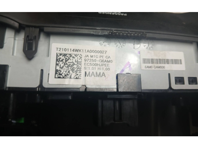 Блок управления кондиционера воздуха / климата/ печки (в салоне) 97250G6AM0, 101H100   KIA Picanto
