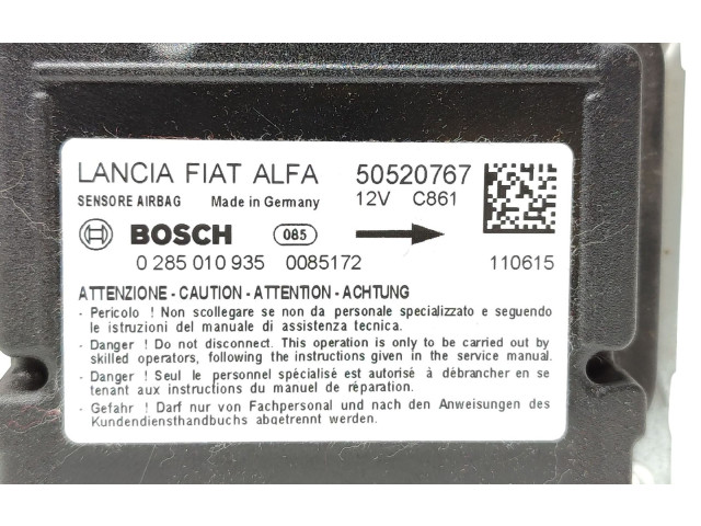 Блок подушек безопасности 50520767, 0285010935 Alfa Romeo Giulietta