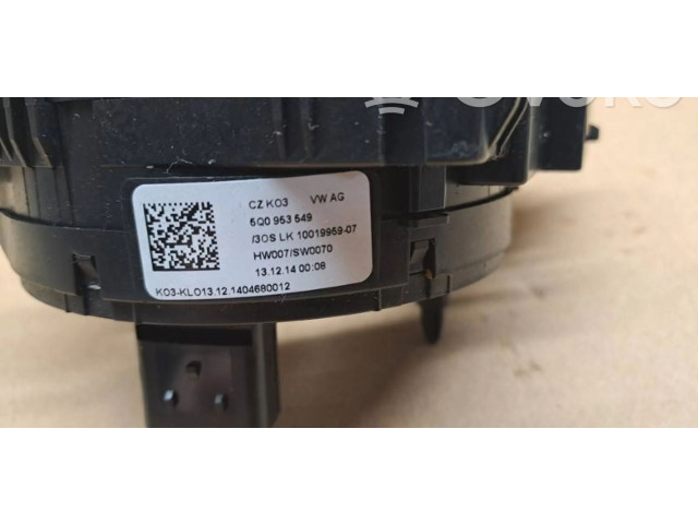 Подрулевой шлейф SRS 5Q0953549, 1001995907 Audi A3 S3 8V