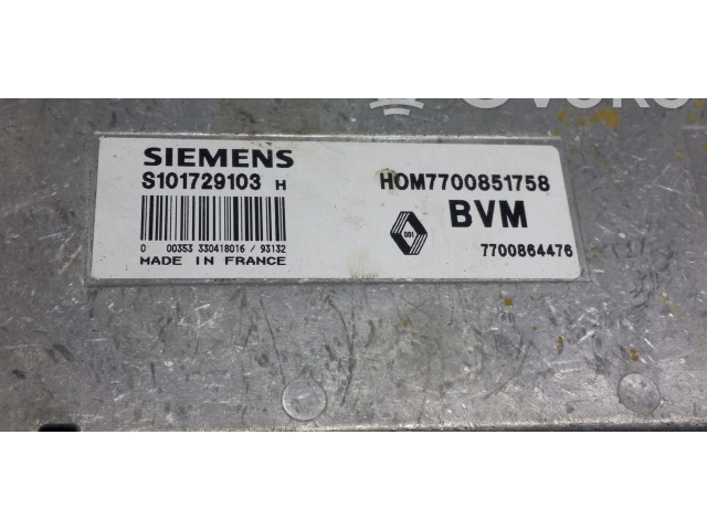 Блок управления двигателя S101729103H, S101729103H   Renault Clio I