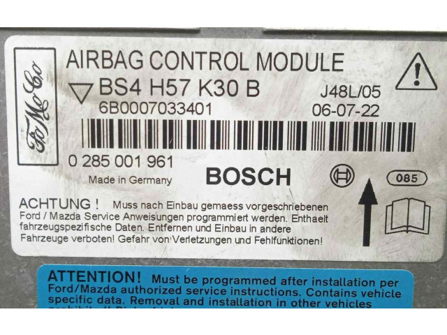 Блок подушек безопасности BOSCH Mazda 3 I