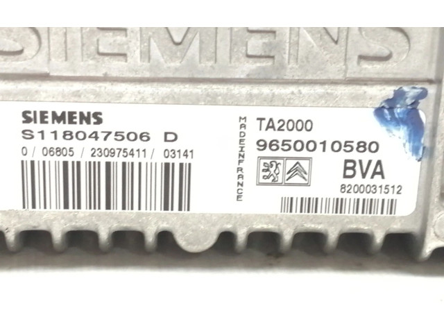 Блок управления двигателя TA2000   Citroen C8