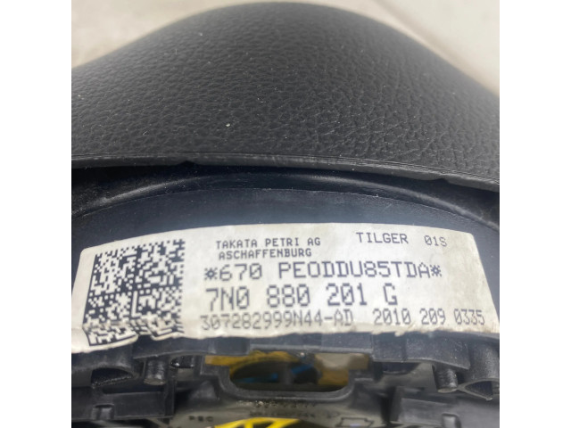 Подушка безопасности водителя 7N0880201G, 3C8971584A   Volkswagen Sharan