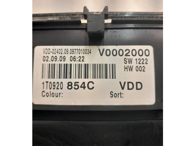 Панель приборов 1T0920854C, V0002000 Volkswagen Caddy