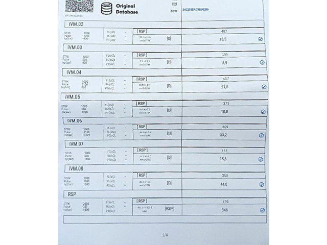 Vstřikovač EJBR05102D, 34C293EAC5E64DB6 Renault Megane II