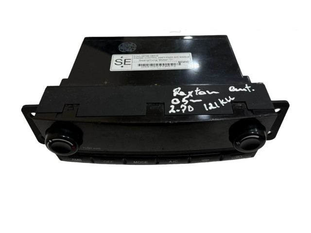 Блок управления климат-контролем 6870008510   SsangYong Rexton