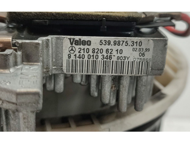 Вентилятор печки    2108206210, 9140010346   Mercedes-Benz E W210