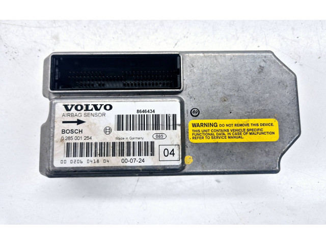 Блок подушек безопасности 8646434, 0285001254   Volvo XC70
