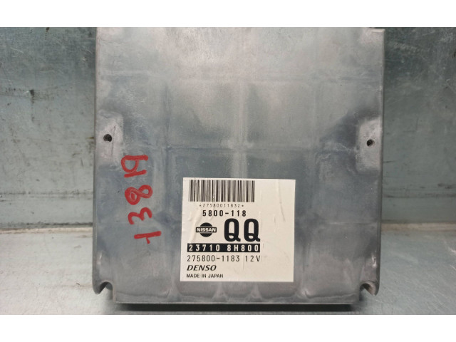 Řídící jednotka 237108H800, 2758001183 Nissan X-Trail T30 2001