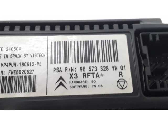 Блок управления климат-контролем 96573328YW, 96573328 Citroen C5