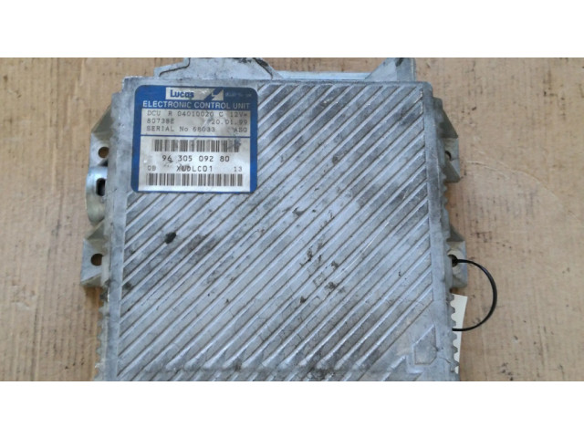 Блок управления двигателя 9630509280 Citroen Xantia