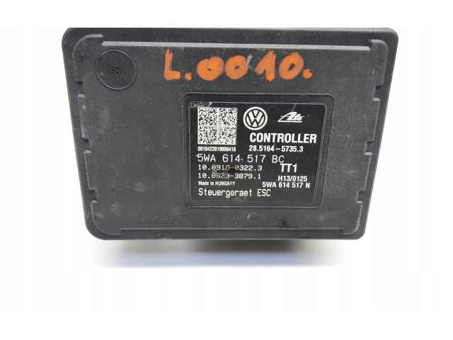 Блок управления АБС 5WA614517BC, 5WA614517.BC   Audi A3 S3 8V
