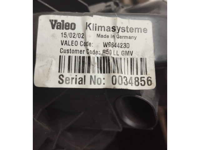 Вентилятор печки    W964423D, 0034856   Mini One - Cooper R50 - 53