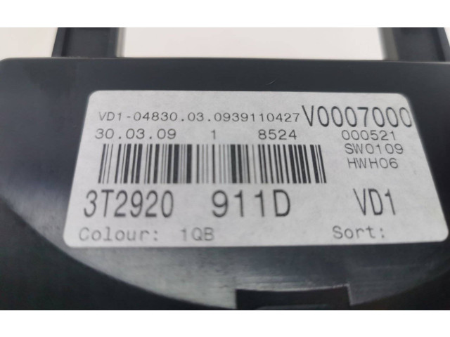 Панель приборов 3T2920911D, V0007000   Skoda Superb B6 (3T)       