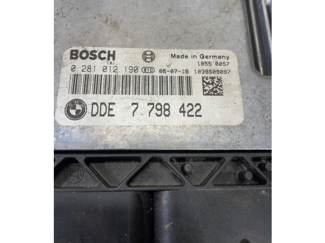 Řídící jednotka 7798422, 0281012190 BMW 5 E60 E61 2003