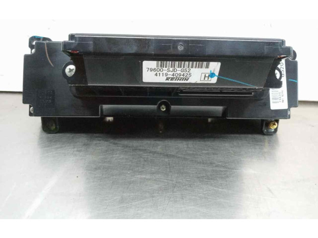Блок управления климат-контролем 79600SJDG52, 4119409425 Honda FR-V