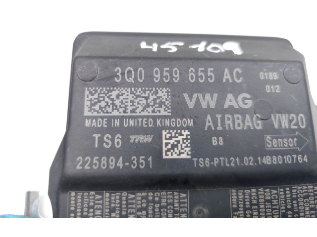 Блок подушек безопасности 3Q0959655AC, 225894-351 Skoda Octavia Mk3 (5E)