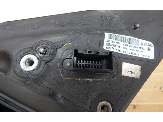 Zpětné zrcátko Vauxhall Insignia A 2014 13320192, 22968184