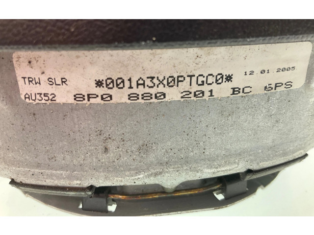 Подушка безопасности водителя 8P0880201BC, 001A3X0PTCC0   Audi A3 S3 A3 Sportback 8P