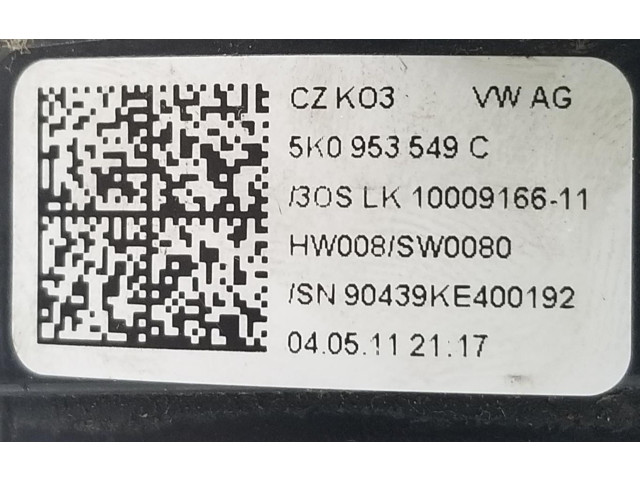 Подрулевой шлейф SRS 5K0953549C   Volkswagen Caddy