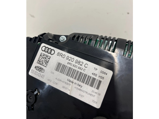 Панель приборов 8R0920982C Audi Q5 SQ5