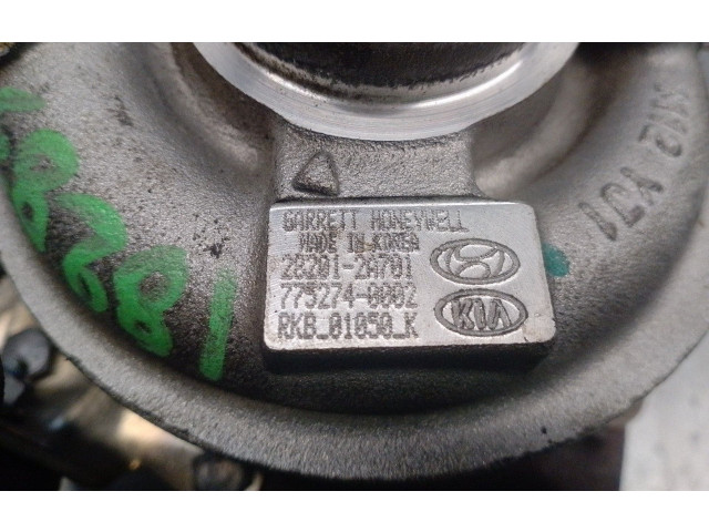 Turbodmychadlo Турбина 282012A701, 7752740002 KIA Soul D4FB