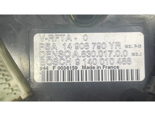 Блок управления климат-контролем 14908790YR, 9140010488 Citroen C8