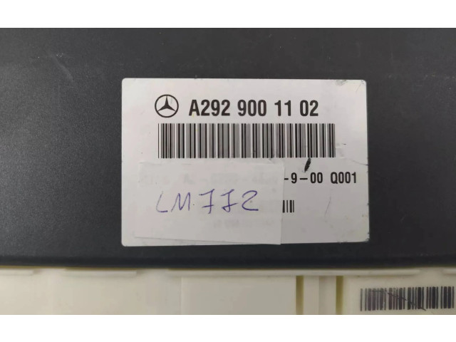 Блок управления A2929001102 Mercedes-Benz GLE (W166 - C292)