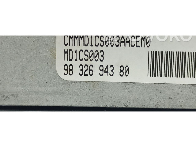 Řídící jednotka 9832694380, 9818703480 Citroen Berlingo 2020