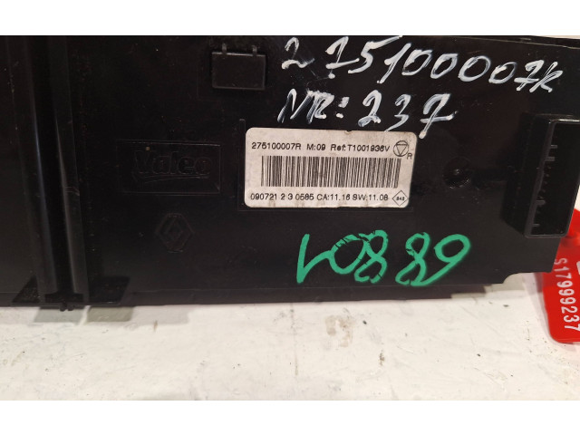 Блок управления климат-контролем 275100007R   Renault Scenic III   Grand scenic III