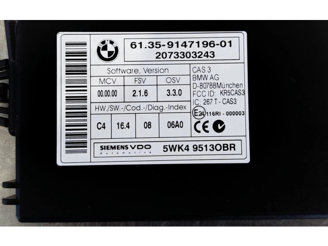 Řídící jednotka 6135914719601 BMW 1 E81 E87 2008